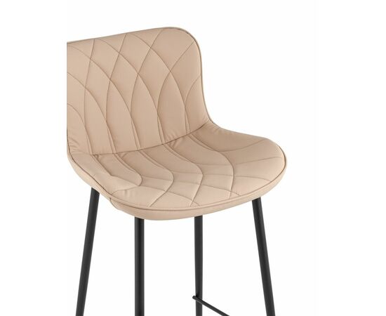 Стул барный Vault экокожа бежевый, изображение 45 | Интернет магазин мебели и декора LifeDekor