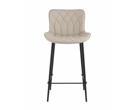 Стул барный Vault экокожа серый, изображение 2 | Интернет магазин мебели и декора LifeDekor