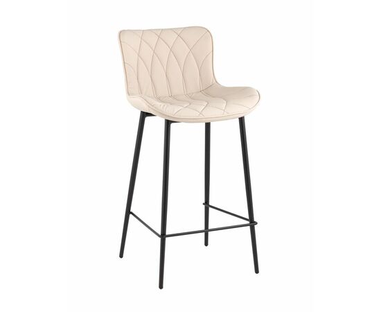 Стул барный Vault экокожа светло-серый | Интернет магазин мебели и декора LifeDekor