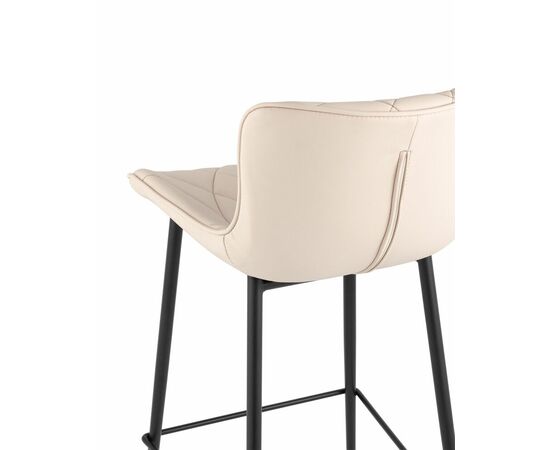 Стул барный Vault экокожа светло-серый, изображение 49 | Интернет магазин мебели и декора LifeDekor