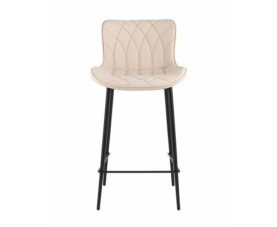 Стул барный Vault экокожа светло-серый, изображение 2 | Интернет магазин мебели и декора LifeDekor