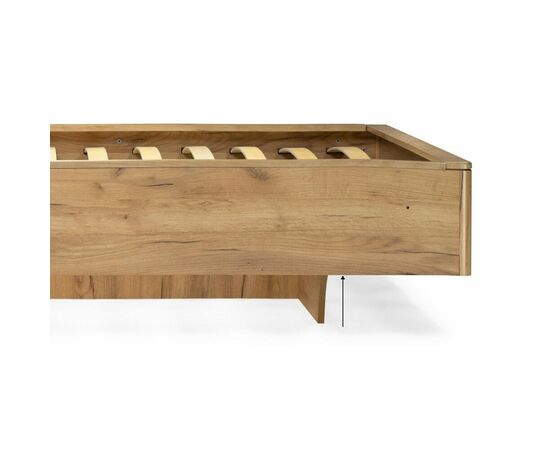 Кровать Клауд 160х200 парящая дуб крафт золотой / антрацит, изображение 16 | Интернет магазин мебели и декора LifeDekor