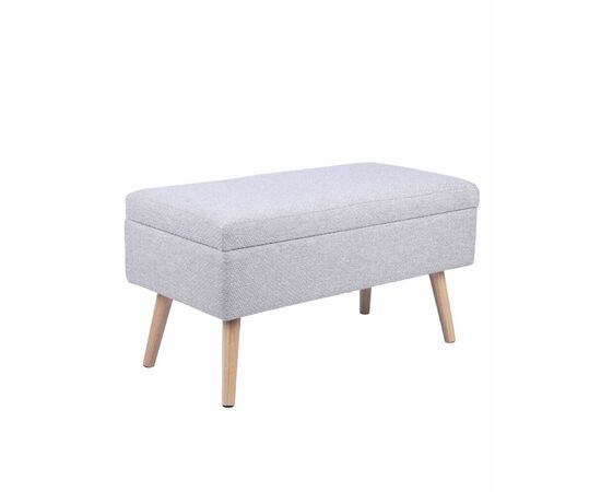 Банкетка Сторми с ящиком бежевый | Интернет магазин мебели и декора LifeDekor