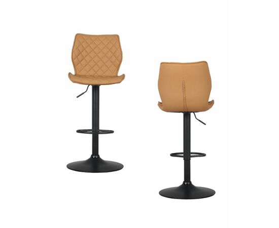 Стул барный Dome экокожа коричневый 2 шт | Интернет магазин мебели и декора LifeDekor