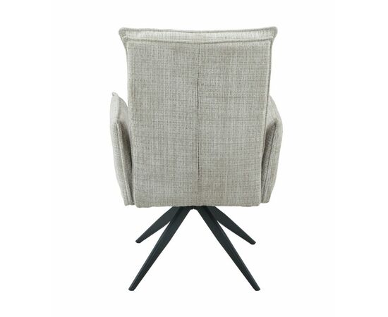 Стул DikLine 6824 тк. Бежевая 709-2, опоры черные поворотный (комплект 2 шт), изображение 5 | Интернет магазин мебели и декора LifeDekor