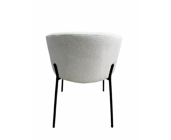 Дизайнерский стул Lucky букле светло-серый, изображение 4 | Интернет магазин мебели и декора LifeDekor