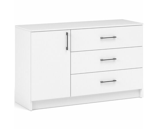 Комод «Чикаго» 1д3ящ, белый, изображение 2 | Интернет магазин мебели и декора LifeDekor
