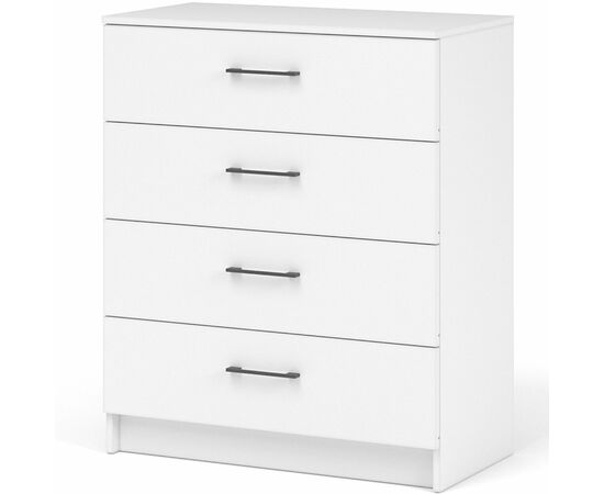 Комод «Чикаго» 4ящ, белый, изображение 2 | Интернет магазин мебели и декора LifeDekor