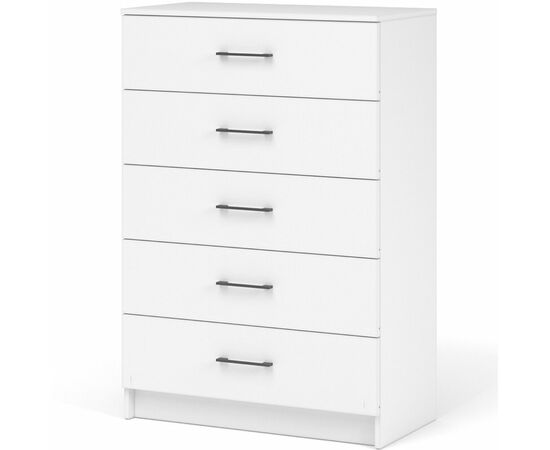 Комод «Чикаго» 5ящ, белый, изображение 2 | Интернет магазин мебели и декора LifeDekor