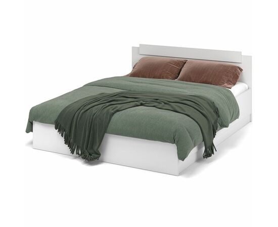 Кровать «Чикаго» 160 с ПМ, белый, изображение 2 | Интернет магазин мебели и декора LifeDekor