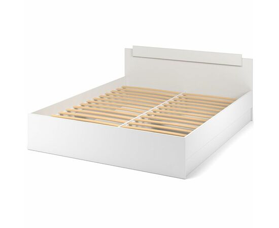 Кровать «Чикаго» 160 с ПМ, белый, изображение 3 | Интернет магазин мебели и декора LifeDekor