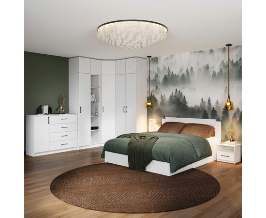 Комод «Чикаго» 1д3ящ, белый, изображение 4 | Интернет магазин мебели и декора LifeDekor