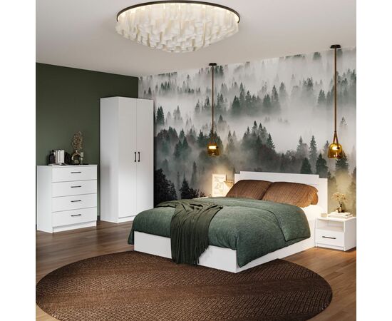 Комод «Чикаго» 5ящ, белый, изображение 4 | Интернет магазин мебели и декора LifeDekor