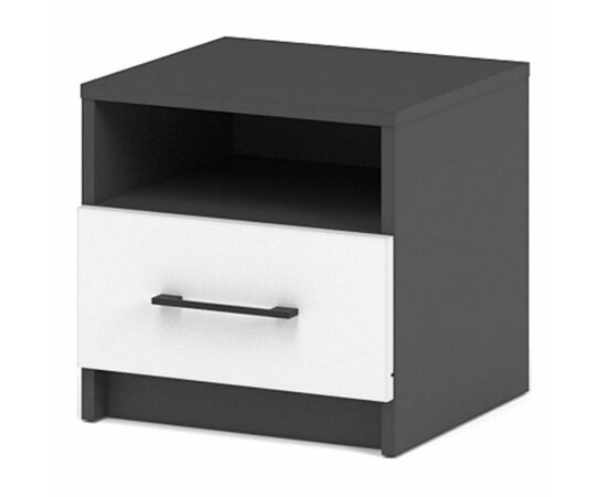 Тумба «Чикаго» (2 шт) Антрацит/Белый | Интернет магазин мебели и декора LifeDekor