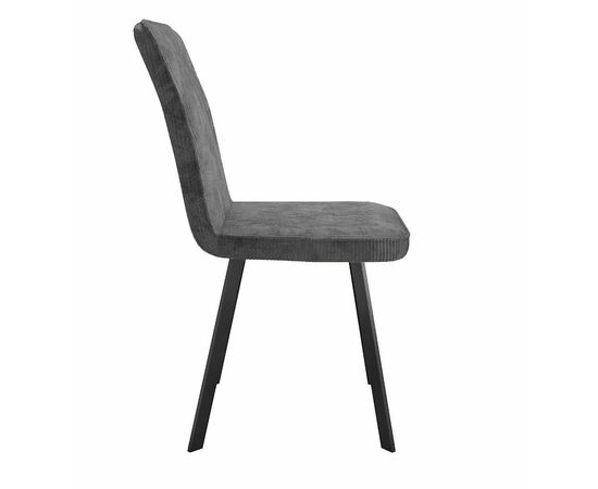 Стул DikLine 208 AN15 серый, ножки черные, изображение 2 | Интернет магазин мебели и декора LifeDekor