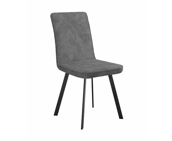 Стул DikLine 208 AN15 серый, ножки черные | Интернет магазин мебели и декора LifeDekor