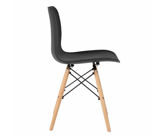 Стул Eames Waffle чёрный, изображение 2 | Интернет магазин мебели и декора LifeDekor