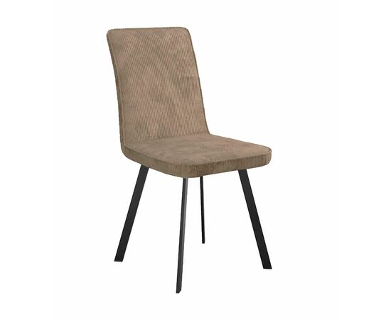 Стул DikLine 208 AN4 капучино, ножки черные | Интернет магазин мебели и декора LifeDekor