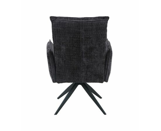 Стул DikLine 6824 тк. Серая 709-23, опоры черные поворотный (комплект 2 шт), изображение 5 | Интернет магазин мебели и декора LifeDekor