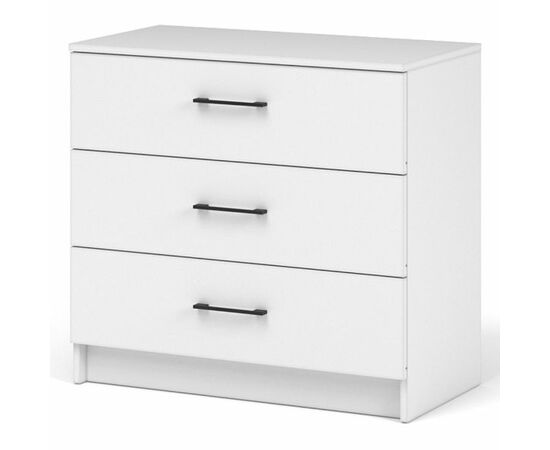 Комод «Чикаго» 3ящ, белый | Интернет магазин мебели и декора LifeDekor