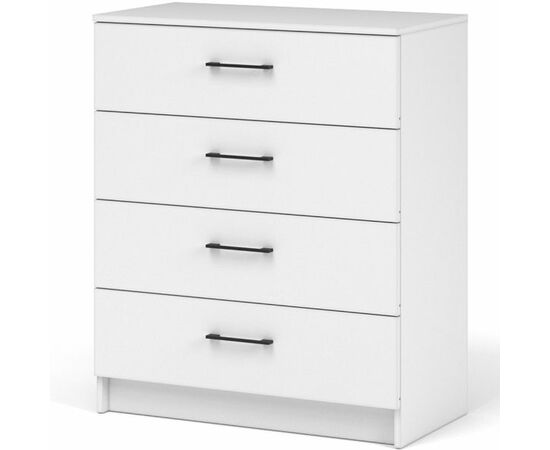 Комод «Чикаго» 4ящ, белый | Интернет магазин мебели и декора LifeDekor