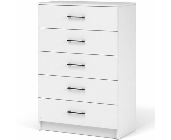 Комод «Чикаго» 5ящ, белый | Интернет магазин мебели и декора LifeDekor