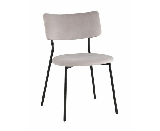 Стул Амелия велюр светло-серый | Интернет магазин мебели и декора LifeDekor