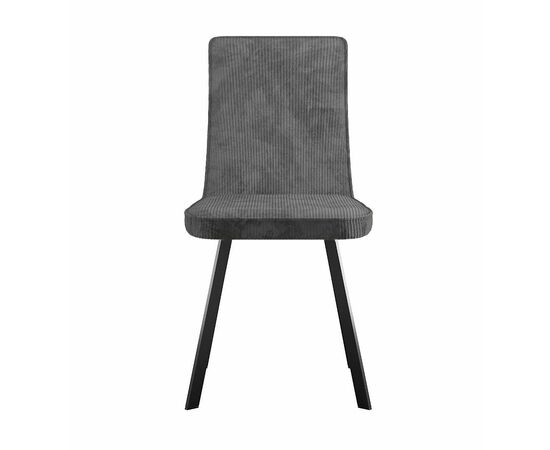 Стул DikLine 208 AN15 серый, ножки черные, изображение 3 | Интернет магазин мебели и декора LifeDekor