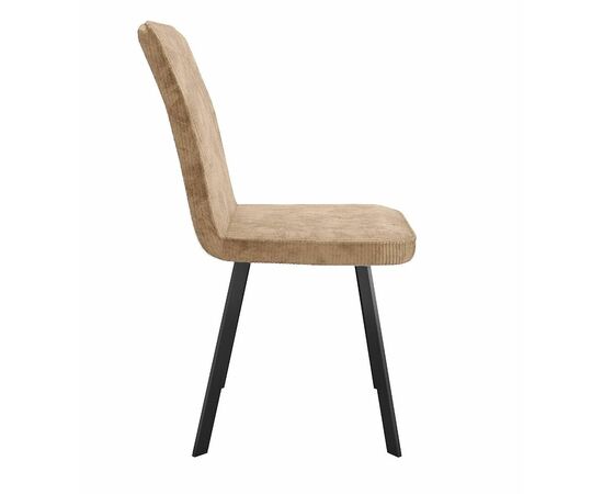 Стул DikLine 208 AN18 бежевый, ножки черные, изображение 2 | Интернет магазин мебели и декора LifeDekor