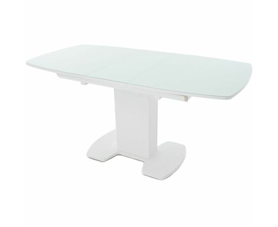 Стол «Будапешт» 130x80 стекло OPTI, белый, изображение 4 | Интернет магазин мебели и декора LifeDekor