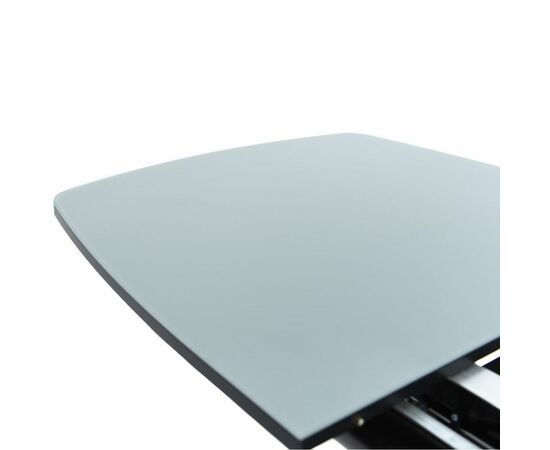 Стол «Будапешт» 130x80 стекло серое, черный, изображение 10 | Интернет магазин мебели и декора LifeDekor