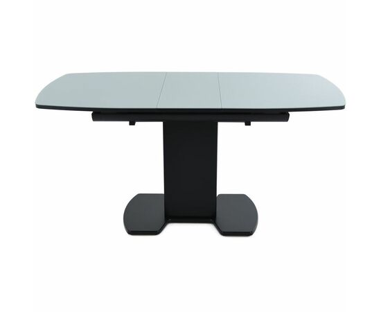 Стол «Будапешт» 130x80 стекло серое, черный, изображение 7 | Интернет магазин мебели и декора LifeDekor