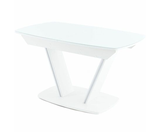 Стол «Дрезден» 130x80 стекло, белый, изображение 2 | Интернет магазин мебели и декора LifeDekor