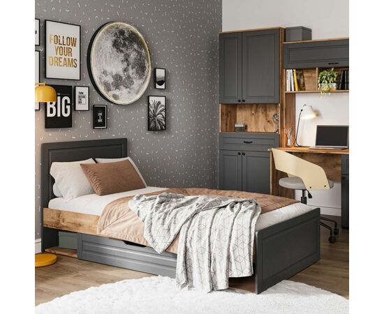 Пенал «Лацио Сканди» 4д1ящ, Вотан/Сканди графит, изображение 6 | Интернет магазин мебели и декора LifeDekor