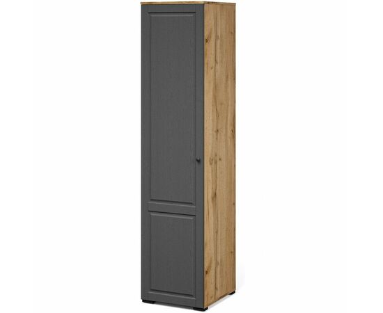 Пенал «Лацио Сканди» 1д ЛВ, Вотан/Сканди графит, изображение 2 | Интернет магазин мебели и декора LifeDekor