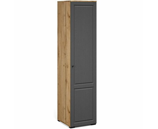 Пенал «Лацио Сканди» 1д ПР, Вотан/Сканди графит, изображение 2 | Интернет магазин мебели и декора LifeDekor