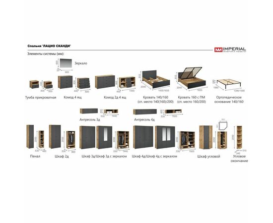 Пенал «Лацио Сканди» 4д1ящ, Вотан/Сканди графит, изображение 8 | Интернет магазин мебели и декора LifeDekor