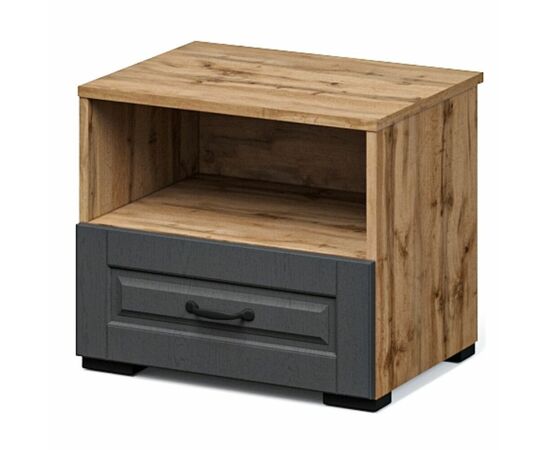 Тумба «Лацио Сканди», Вотан/Сканди графит, изображение 2 | Интернет магазин мебели и декора LifeDekor