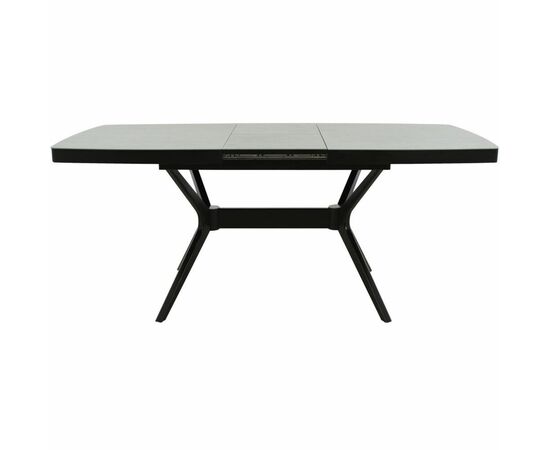 Стол «Оскар» 2м Керамика 140x90, Bayona Grey Natural, эмаль черная, изображение 6 | Интернет магазин мебели и декора LifeDekor