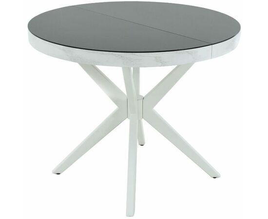 Стол «Оскар» D950 GLASS, стекло черное, изображение 2 | Интернет магазин мебели и декора LifeDekor