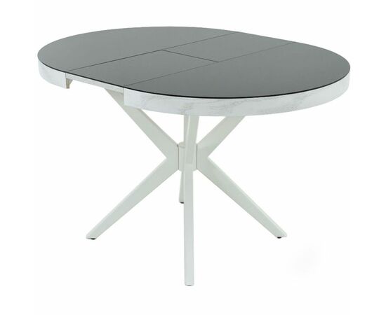 Стол «Оскар» D950 GLASS, стекло черное, изображение 4 | Интернет магазин мебели и декора LifeDekor