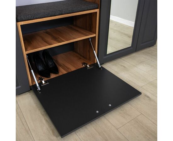 Тумба «Лацио Сканди» 60, Вотан/Сканди графит, изображение 7 | Интернет магазин мебели и декора LifeDekor