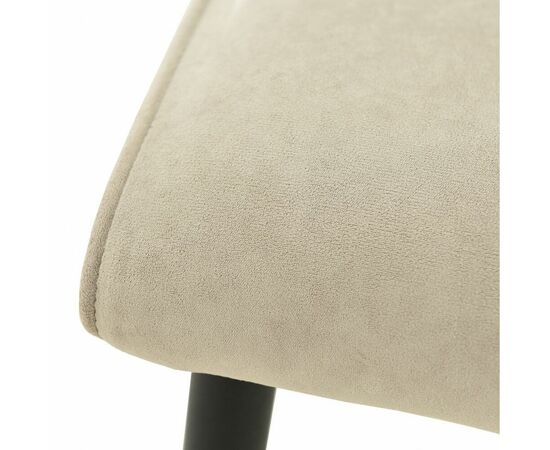 Стул «Дейзи», Вивальди 04, каркас черный, изображение 10 | Интернет магазин мебели и декора LifeDekor