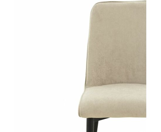 Стул «Дейзи», Вивальди 04, каркас черный, изображение 11 | Интернет магазин мебели и декора LifeDekor