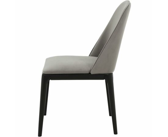 Стул «Плей», велюр Бренди мансун, каркас черный, изображение 4 | Интернет магазин мебели и декора LifeDekor