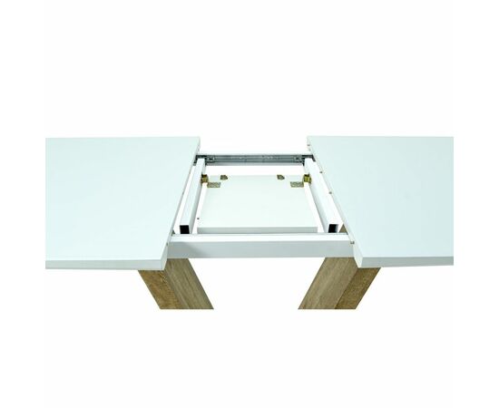 Стол «Торонто» 140x80 стекло белое, древесный, изображение 7 | Интернет магазин мебели и декора LifeDekor