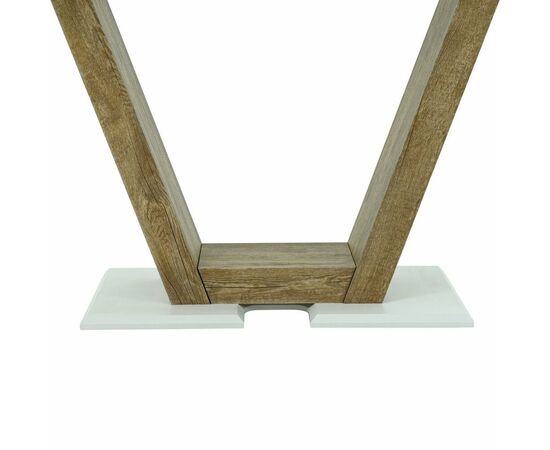 Стол «Торонто» 140x80 стекло белое, древесный, изображение 9 | Интернет магазин мебели и декора LifeDekor