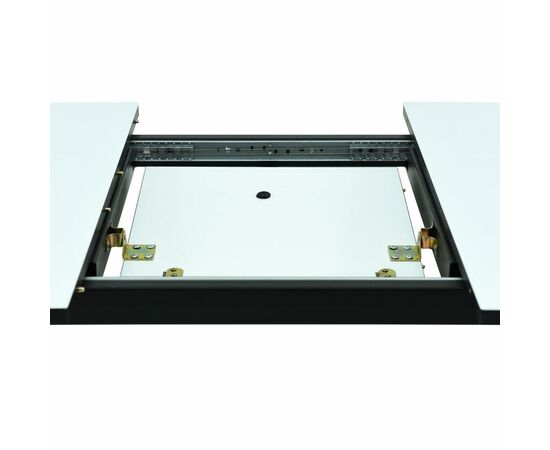 Стол «Валенсия» 130x80, стекло Opti белое/черный, изображение 7 | Интернет магазин мебели и декора LifeDekor