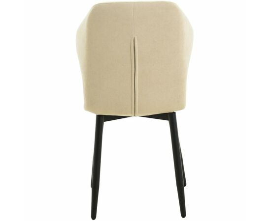 Стул «Вилла», велюр Бренди крем, каркас черный, изображение 8 | Интернет магазин мебели и декора LifeDekor