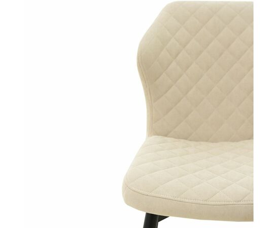 Стул «Вилла», велюр Бренди крем, каркас черный, изображение 11 | Интернет магазин мебели и декора LifeDekor